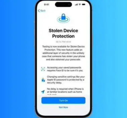 兴宾苹果授权维修店分享被盗设备保护功能开启方法 