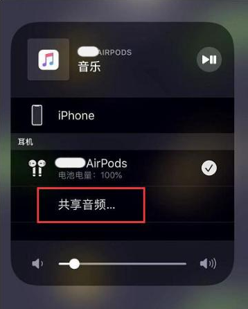 兴宾苹果14音频维修点分享iPhone14音频共享设置方法 